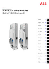 ABB ACS580-04 Guide D'installation