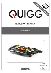 QUIGG TP3-FB Notice D'utilisation