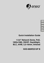 Eneo NXD-980IR3516P B Guide D'installation