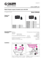 Caleffi CBN638 Serie Manuel D'installation