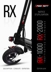 SPEEDTROTT RX-1000 Notice D'utilisation