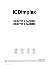 Dimplex DABKT10 Instructions D'installation Et D'utilisation