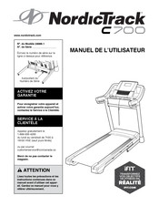 NordicTrack C700 Manuel De L'utilisateur