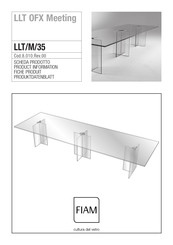 Fiam LLT/M/35 Fiche Produit