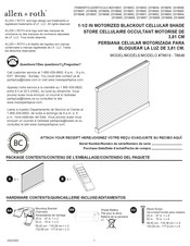 Allen + Roth 78648 Mode D'emploi