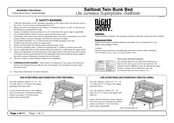 Night & Day Furniture Sailboat Twin Bunk Bed Instructions Pour L'assemblage