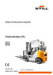 Still GPL RCG20 Notice D'instructions Originale