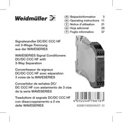Weidmüller WAS5 CVC HF 4-20/0-10V Notice D'utilisation