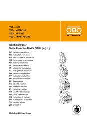 OBO Bettermann CombiController V50-+NPE+FS-320 Serie Notice D'installation