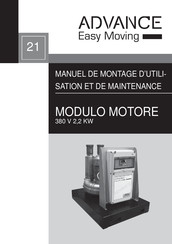 Advance Easy Moving 380 V 2,2 KW Manuel De Montage D'utilisation Et De Maintenance