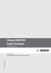 Bosch Climate 5000 VRF C1W Serie Guide Technique