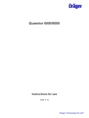 Dräger Quaestor 6000 Notice D'utilisation