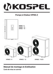 Kospel HPMO2-8 Manuel De Montage Et D'utilisation