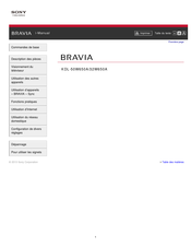 Sony Bravia KDL-50W650A Mode D'emploi