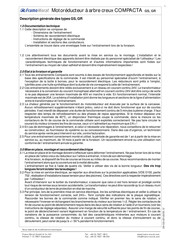 Framo Morat COMPACTA GR 30 Mode D'emploi