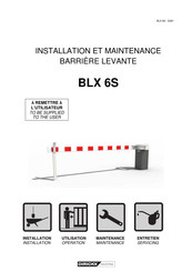 DIRICKX BLX 6S Installation Et Maintenance