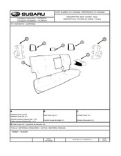 Subaru F411SAN060 Consignes D'installation