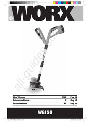 Worx WG150 Mode D'emploi