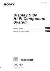 Sony DHC-FL3 Mode D'emploi