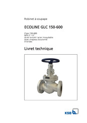 KSB ECOLINE GLC 150-600 Livret Technique