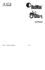 RedMax CZTE54 Manuel D'utilisation