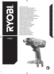 Ryobi R18QS Traduction Des Instructions Originales