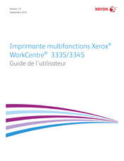 Xerox WorkCentre 3335 Guide De L'utilisateur