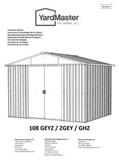 Yardmaster 108 GEYZ Instructions D'assemblage