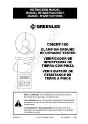 Greenlee CMGRT-100 Manuel D'instructions