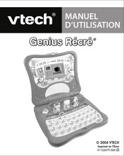 VTech Genius Recre Mode D'emploi