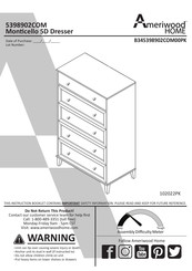 Ameriwood HOME Monticello 5398902COM Mode D'emploi