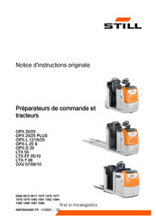 Still LTX 50 Notice D'instructions Originale