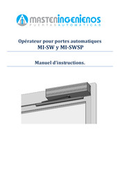 MASTER INGENIEROS MI-SWSP Manuel D'instructions