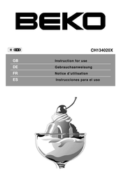 Beko CH134020X Notice D'utilisation