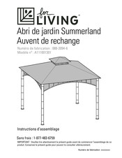 for Living 088-2094-6 Instructions D'assemblage