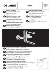 Delabie 2640 Manuel D'installation
