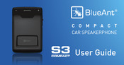 Blueant S3 COMPACT Mode D'emploi