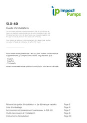 Impact Pumps SLX-40 Guide D'installation