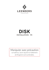 Leenders DISK Manuel D'installation