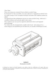 Smeg SMRM01 Mode D'emploi