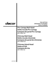 Dacor DHD U990I Serie Manuel D'utilisation Et D'entretien