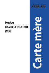 Asus ProArt X670E-CREATOR WIFI Mode D'emploi