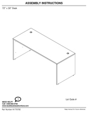 Bush Business Furniture WC24436 Instructions D'assemblage