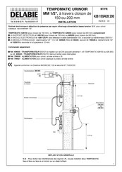 Delabie TEMPOMATIC 428150 Installation