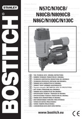 Stanley Bostitch N8090CB Données Techniques