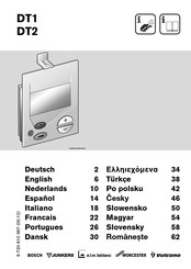 Bosch DT1 Mode D'emploi