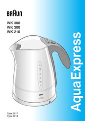 Braun AquaExpress WK 210 Manuel D'utilisation