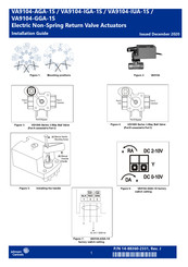 Johnson Controls VA9104-AGA-1S Guide D'installation