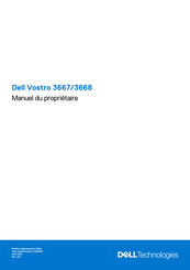 Dell Vostro 3667 Manuel Du Propriétaire