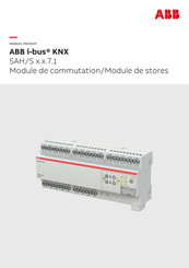 ABB i-bus KNX SAH/S 7.1 Série Manuel Produit